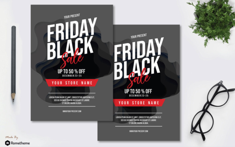 Black Friday - Flyer AS - Corporate Identity Template.