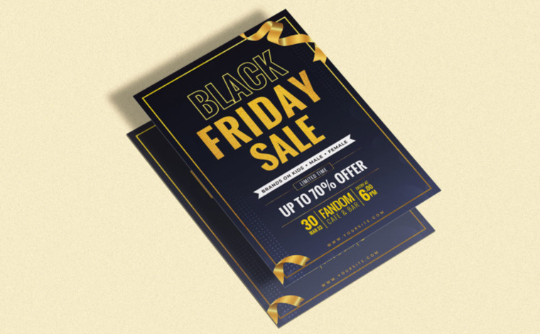 Black Friday Flyer - Corporate Identity Template.
