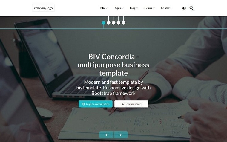 BIV Concordia - multipurpose business HTML Website Template.