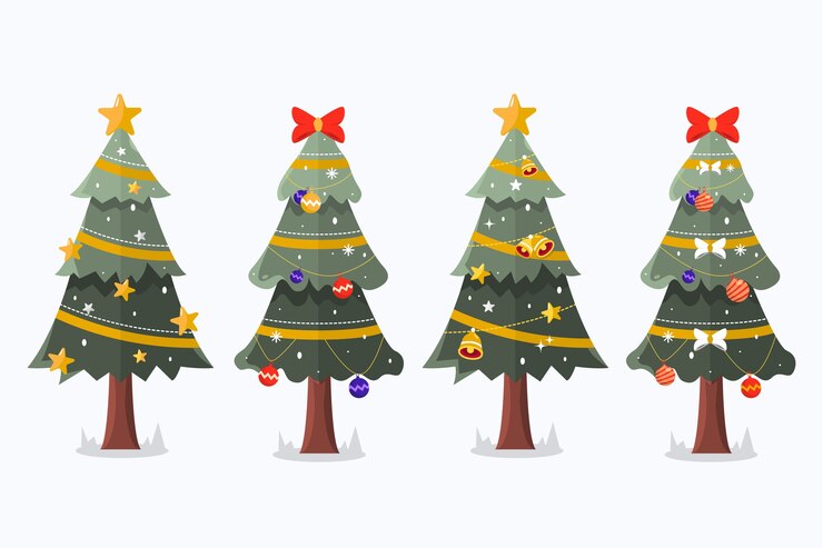 Free Christmas Tree Icon Collection.