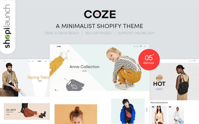Coze - A Minimalist Shopify Theme