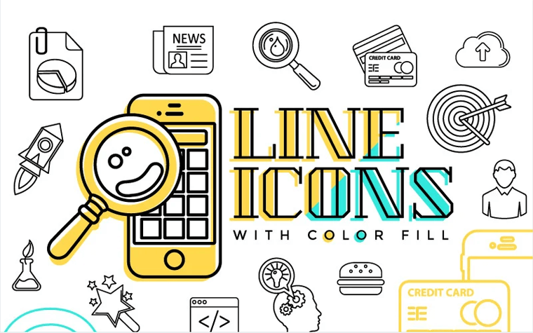 Line Iconset Template