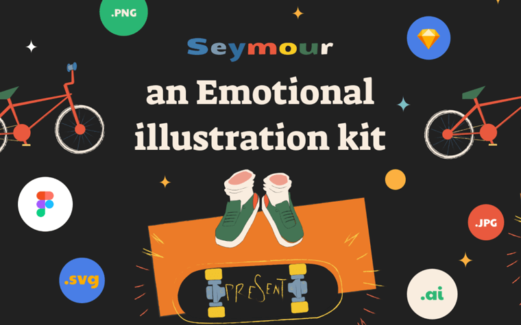 Saymour – an Emotional illustration kit