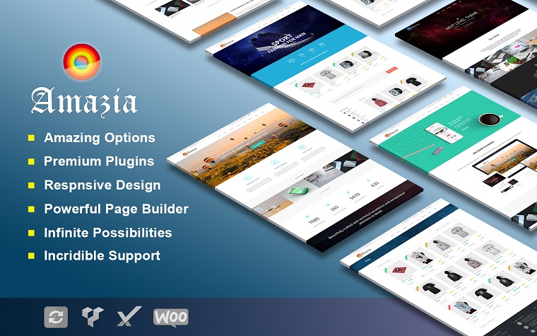 Amazia - Multipurpose WordPress Theme.