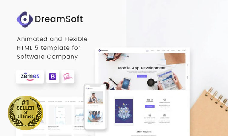 DreamSoft HTML5 template