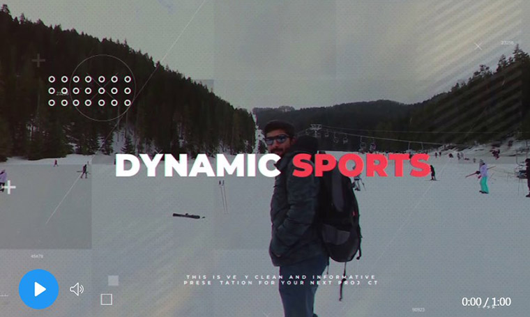 Dynamic Sports After Effects template