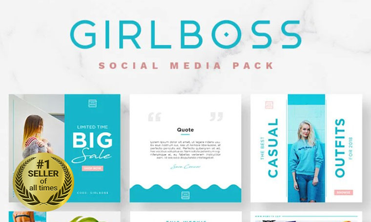 Girlboss Social Media digital bestseller