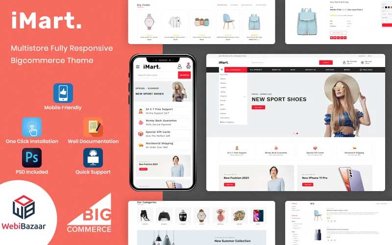 Imart - Multipurpose Ecommerce Online Store Bigcommerce Theme.