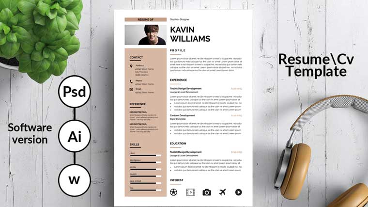 word resume templates modern for mac