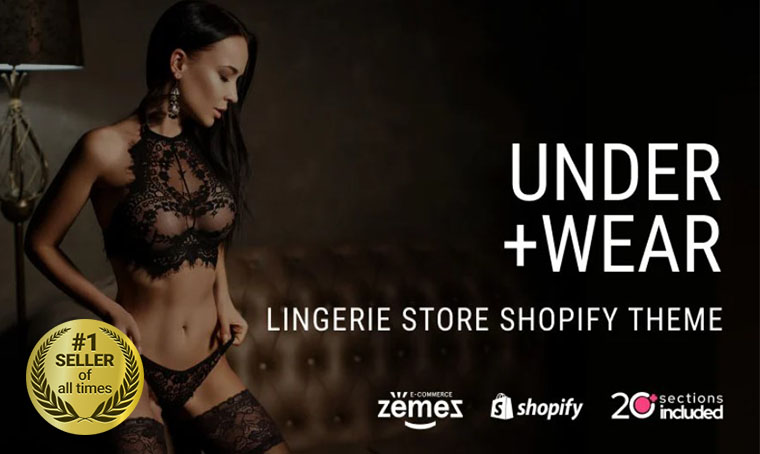 UnderWear Shopify digital bestseller