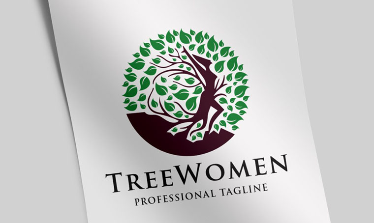 Tree Women Logo Design