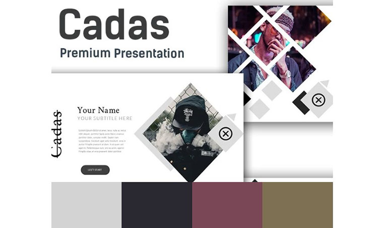 Cadas PowerPoint Color Schemes Template