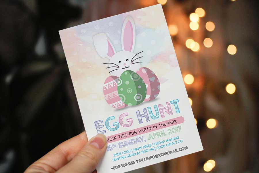 Egg Hunt Party Invitation/Flyer