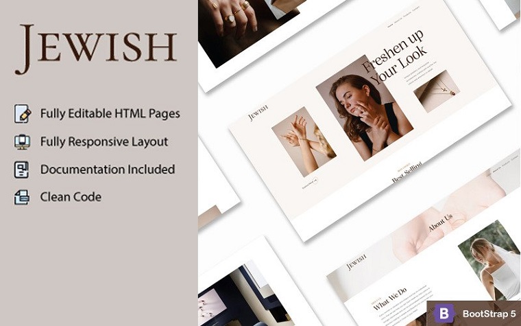 Jewish - Impressive HTML5 Theme.