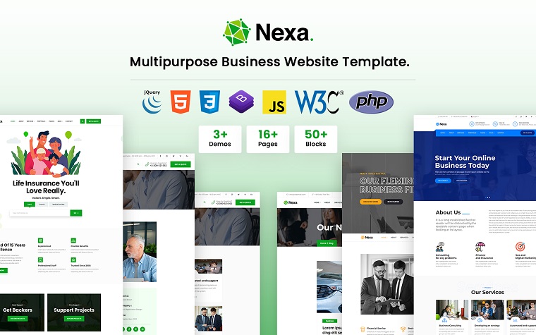 Nexa - impressive business theme.