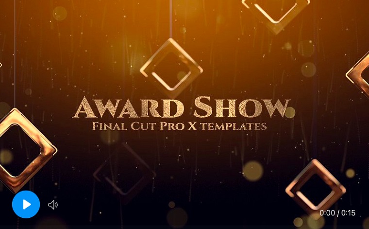 Award Show - Final Cut Pro Template.