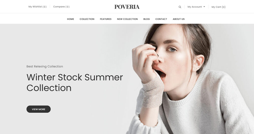 Poveria - Fashion Store Shopify Theme.
