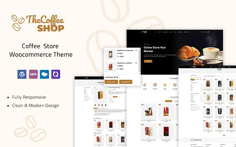 The Coffeeshop - Coffee Store Woocommerce Theme