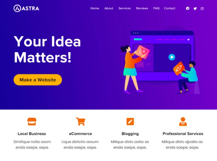Astra - Free WordPress Theme.