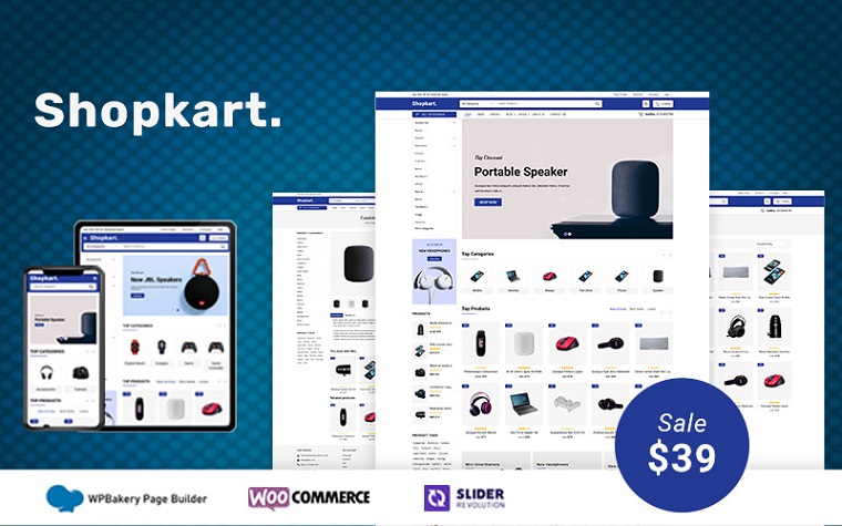 Shopkart - Electronics Store WooCommerce Theme