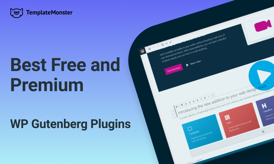 19 Best Free and Premium WP Gutenberg Plugins.