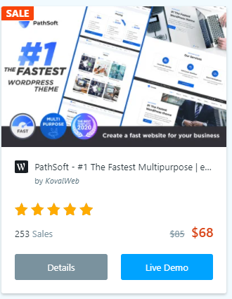 PathSoft multipurpose WordPress theme