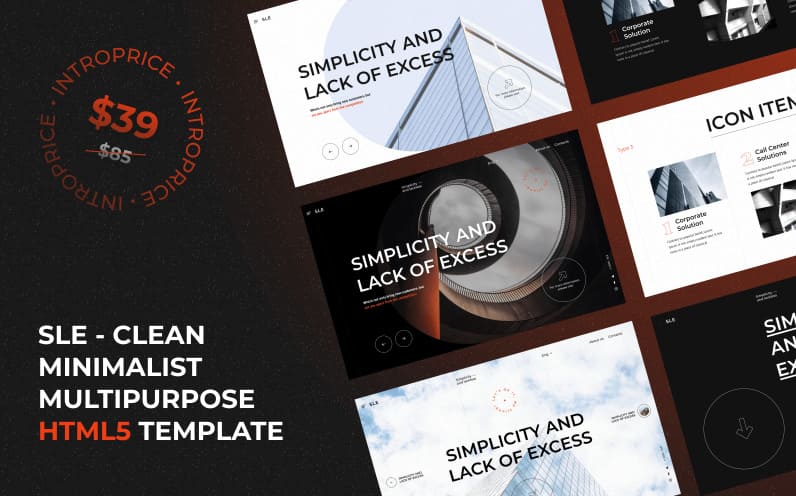sle-clean-minimalist-multipurpose-html5-template