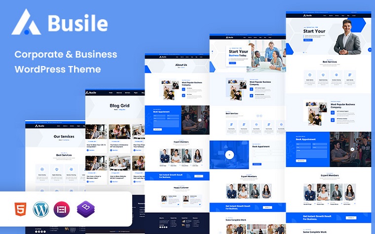 Busile - Corporate & Business WordPress Theme.
