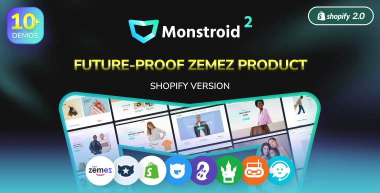 Monstroid - Multipurpose Shopify Sections Minimal Theme.
