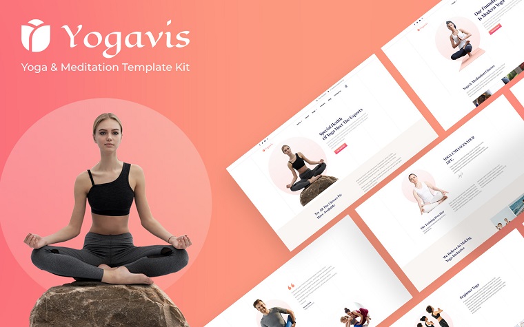 Relaxing Yogavis Elementor Kit.