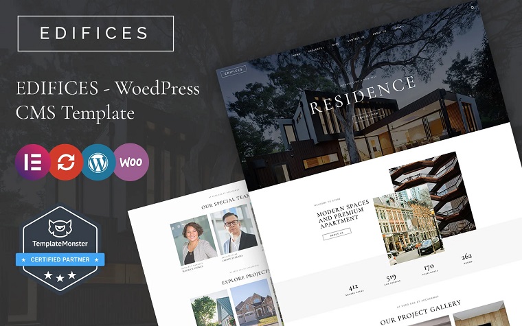 Edifices - Estate Business WordPress Theme.