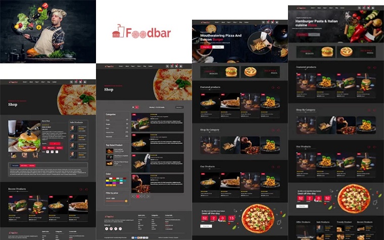FoodBar - Cafe & Restaurant HTML5 Template.