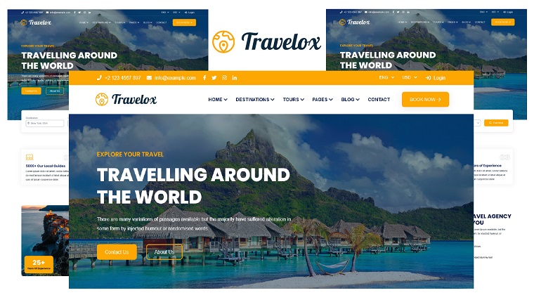 Travelox - Travel & Tour HTML5 Template.