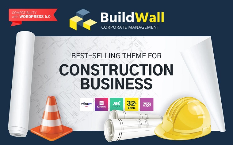 BuildWall - Construction Company Multipurpose WordPress Theme.