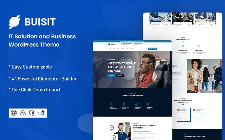 Buisit - IT Solution and Business WordPress Theme.