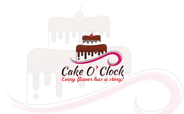 Cake Bakery Logo Template.