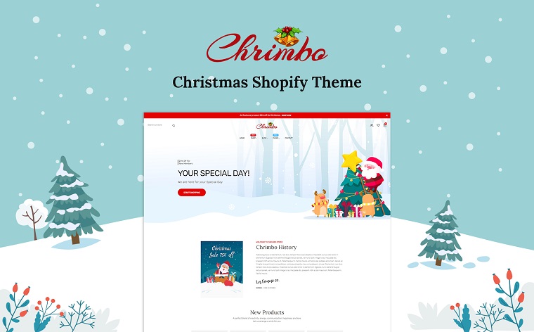 Chrimbo - Christmas Shopify Theme.