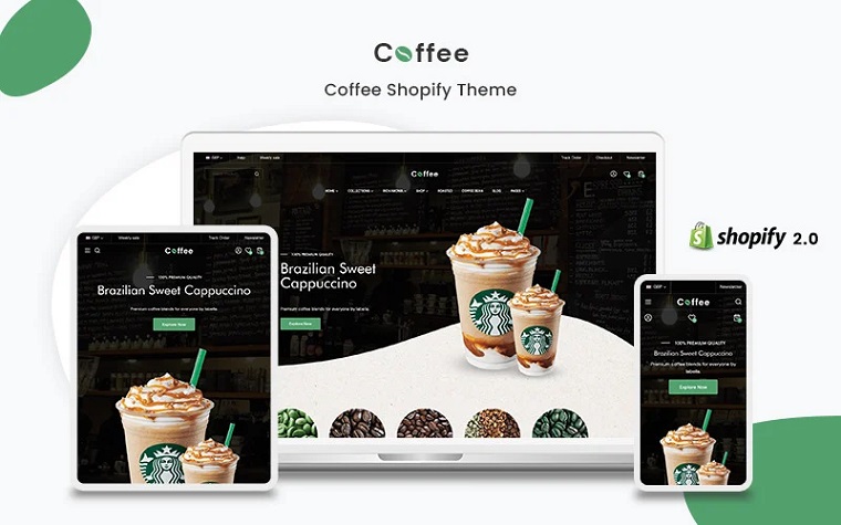 Coffee - The Coffee & Food Premium Shopify Theme.