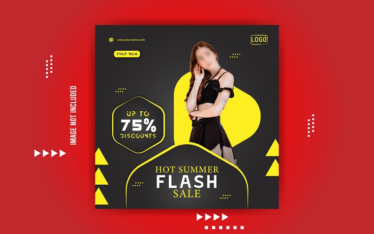 Flash Sale Social Media Design.