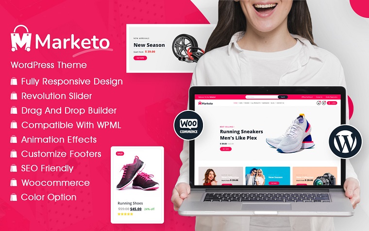 Marketo - Bright Modern Online Store Theme.
