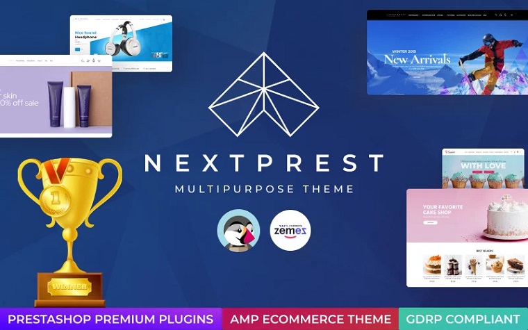Nextprest - Website Ecommerce Online Store PrestaShop Theme.