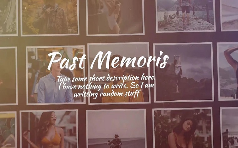 Past Memories - Final Cut Pro Template.