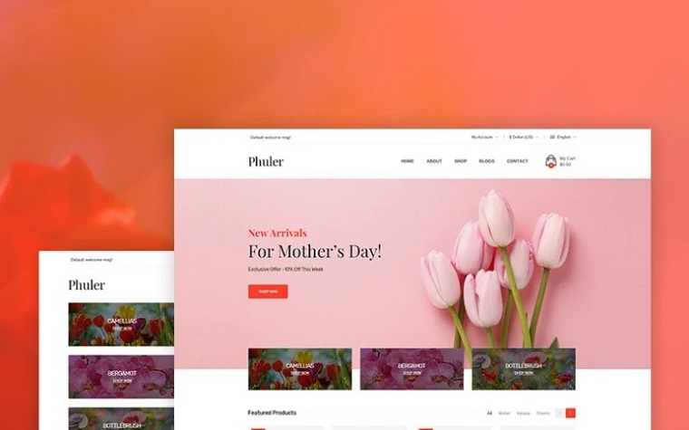 Phuler - Flower Shop Shopify Theme.