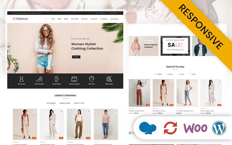Styleway - Online Fashion Store WooCommerce Theme.