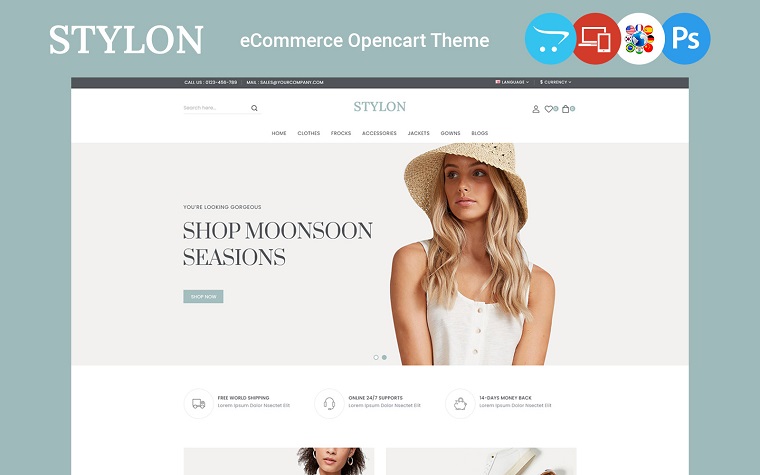 Stylon - Fashion OpenCart Theme.