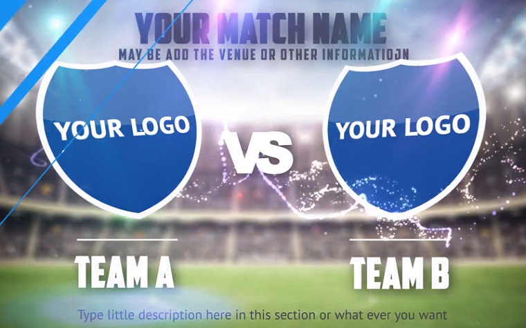 Team A VS Team B After Effects Template.