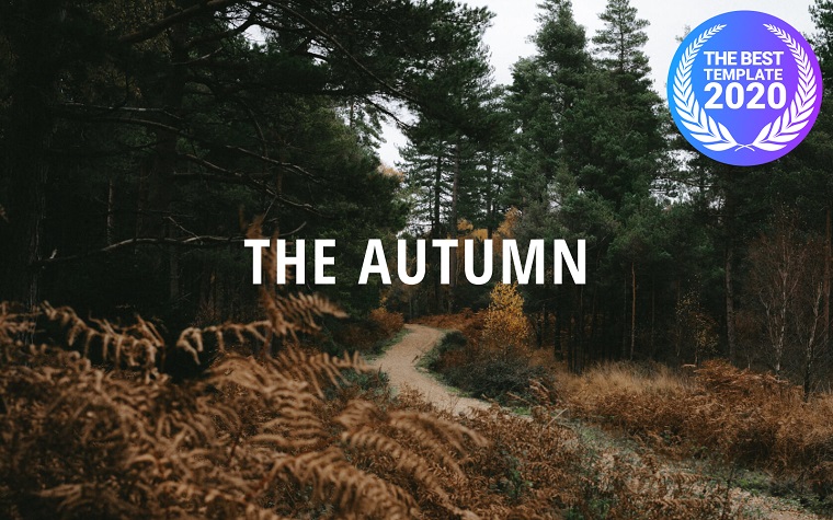 The Autumn - Creative Portfolio | Responsive Drupal Template.