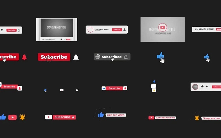 YouTube Subscriber Pack - Final Cut Pro Template.