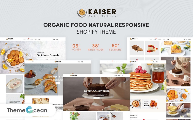 Kaiser - Responsive Bakery Shopify Theme.