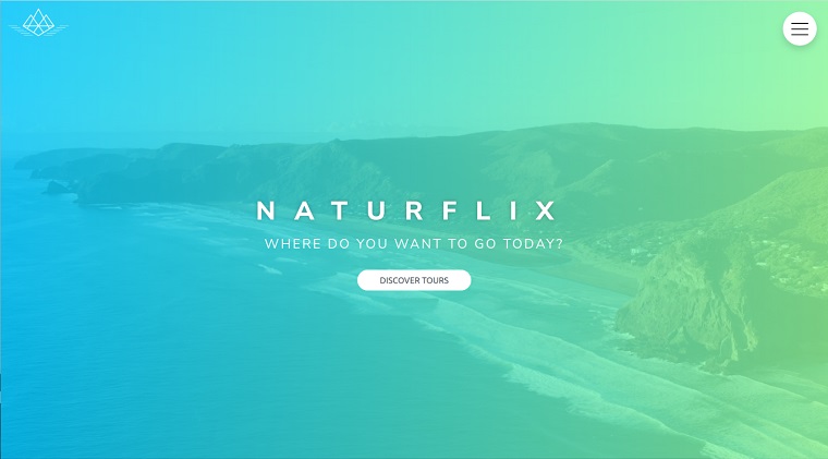 Natureflix - Tour Operator Landing Page Template.